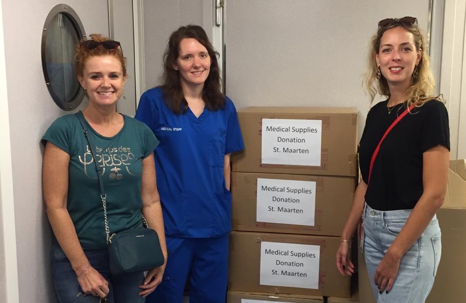 SMMC receives medical supply donation from Sky Princess