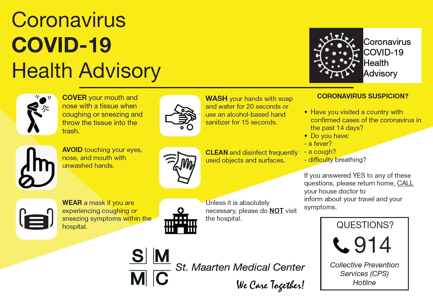 SMMC implements precautionary measures due to COVID-19 (coronavirus)