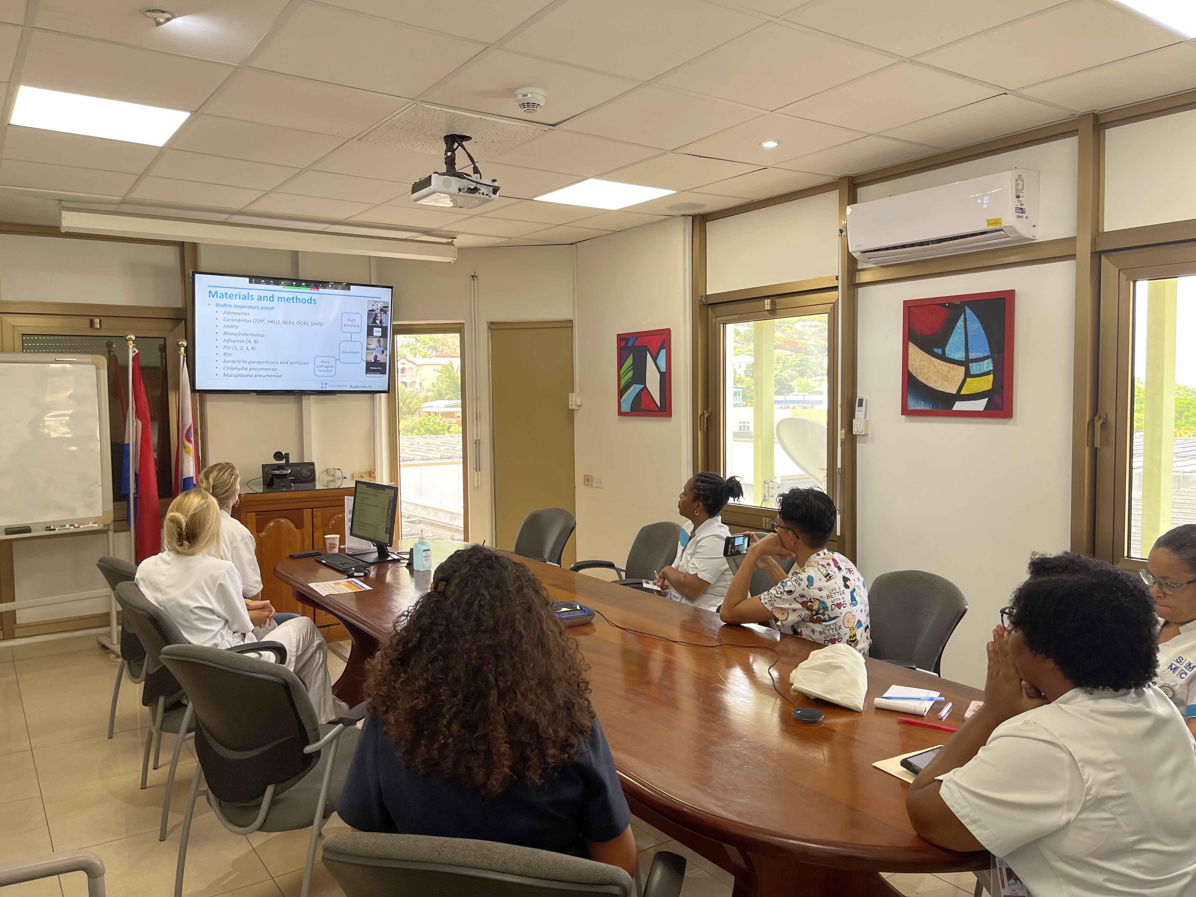 SMMC Pediatric Team presents research during Dutch Caribbean Research Week 2023